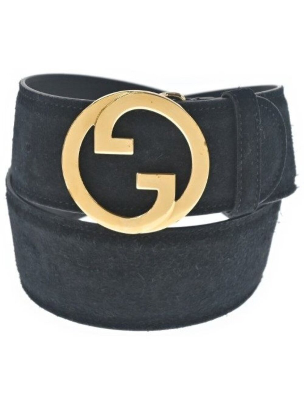 Gucci Suede Belt Black